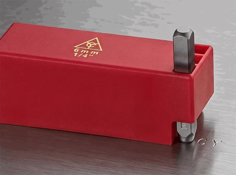 YC601 Sellos de acero de letras caja patentada multifunción exclusiva - Young Cycle